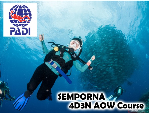4D3N PADI ADVANCE OPEN WATER COURSE
