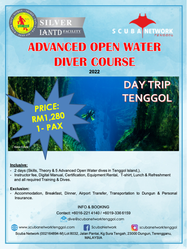 Advance Open Water Diver Course with Scuba Network Tenggol