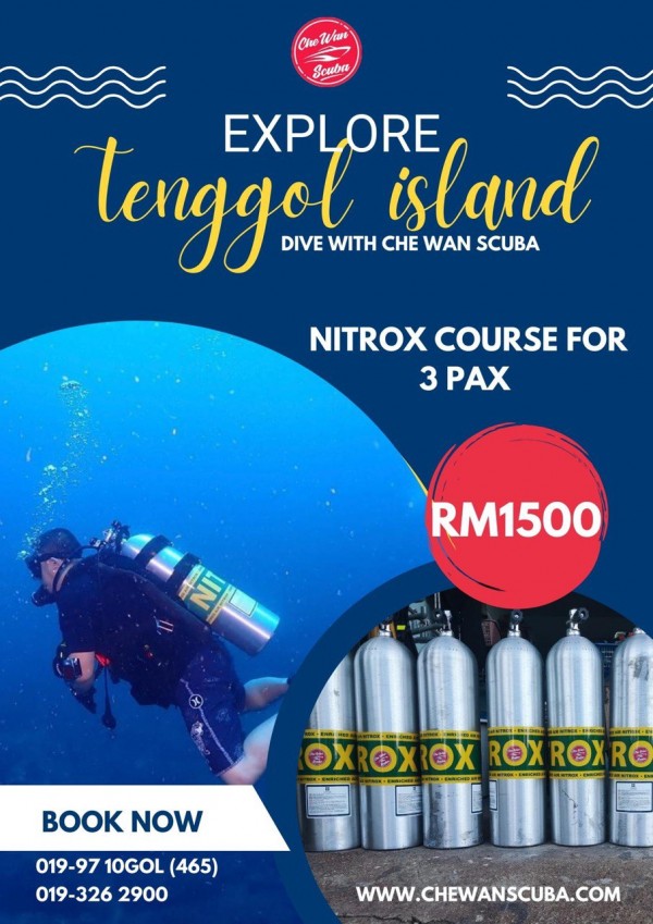 Che Wan Scuba Nitrox Course For 3 Pax