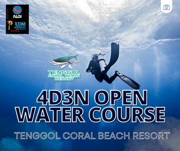 4D3N Open Water Course at Tenggol Coral Beach Resort